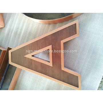 Custom Personalized Metal Letters Signs for Outdoor